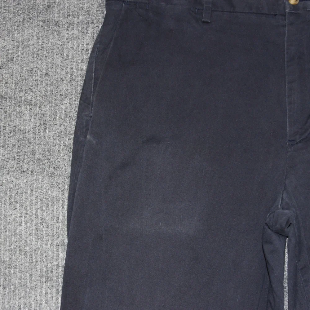 Polo Ralph‎ Lauren Mens Chino Pants Navy Blue Straight Fit Cotton Size 36